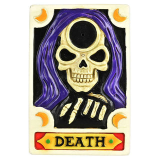 Death Tarot Card 5 Polyresin Incense Burner