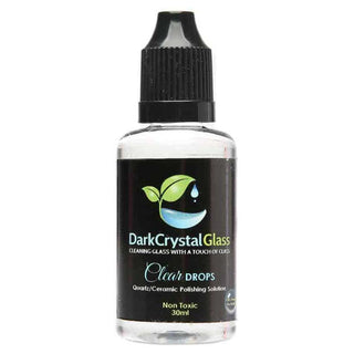 Dark Crystal Glass Clear Drops Cleaning Solution 1 Oz