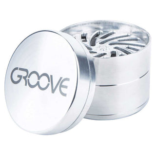 Groove Cnc 4 Piece Grinder 50Mm Silver