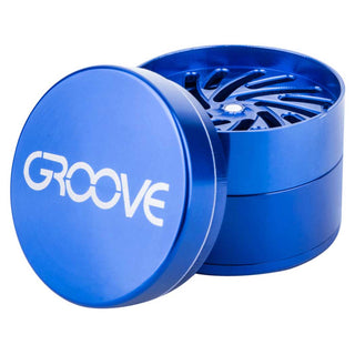 Groove Cnc 4 Piece Grinder 50Mm Blue