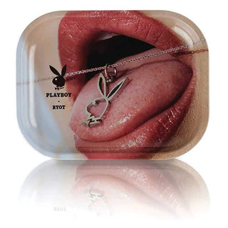 Playboy X Ryot Metal Rolling Tray Pendant Mouth Small
