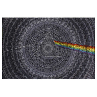 3D Chris Pinkerton Pink Floyd The Dark Side of the Moon Shadow Black Tapestry 60" x 90"