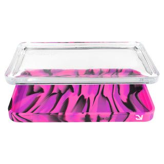 Eyce 2 In 1 Silicone And Glass Rolling Tray Bangin