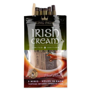 King Palm Mini Pre Roll Cones 5 Pack Irish Cream