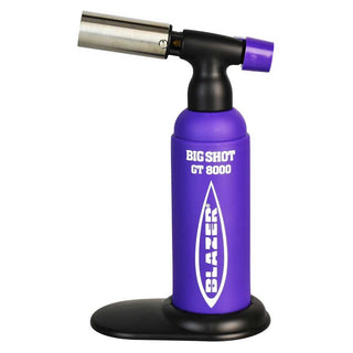 Blazer Big Shot Torch Lighter Limited Edition Purple With Glow Logo