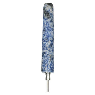 Gemstone 5 10Mm Dab Straw With Titanium Tip Blue Point