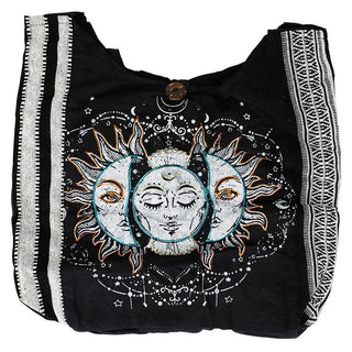 Threadheads Sun And Moon Striped Sling Bag 15 X 15