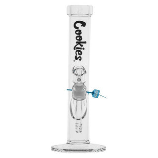 Cookies Original 13.25" Straight Water Pipe with Grinder