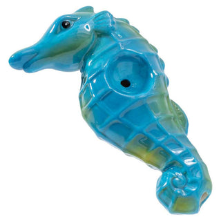Wacky Bowlz Seahorse 4" Ceramic Hand Pipe