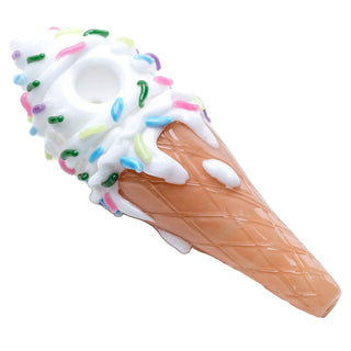 Empire Glassworks Sprinkles Ice Cream Cone 6" Spoon Pipe
