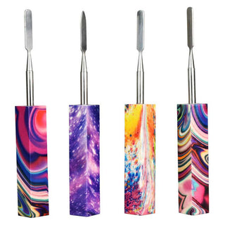 Warped Sky 6 Dab Tool With Stainless Steel Tip Assorted Colors