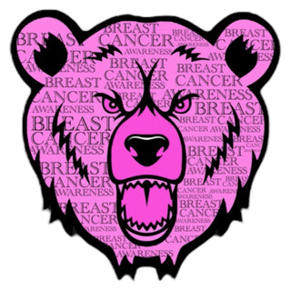 Bear Quartz Breast Cancer Awareness Mood Mat