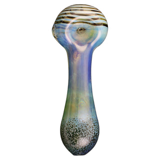 Chameleon Glass Jupiter's Belt Color Changing Glass 4.25" Hand Pipe