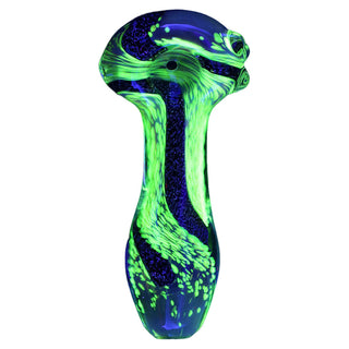Chameleon Glass Respirator Glass 4.25 Pipe Uv Reactive
