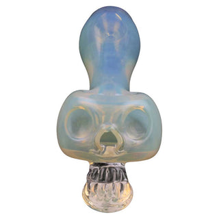 Chameleon Glass Skull Ash Catcher Glass Pipe