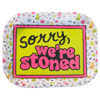 Canna Style Sorry We're Stoned Rolling Tray