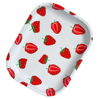 Canna Style Mini Strawberry Rolling Tray