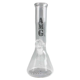 AMG Glass Funky Zebra 12" Beaker Water Pipe