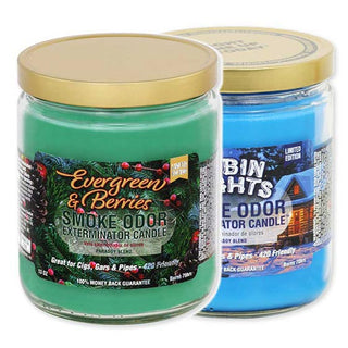 Smoke Odor Exterminator Candles - Winter Wonderland 2 Pack