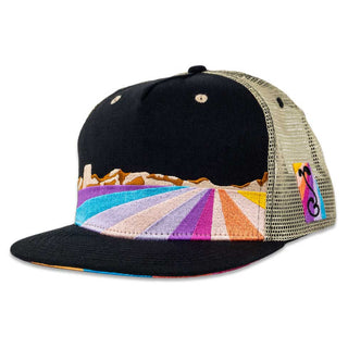 Grassroots Jerry Garcia Playa Vista Tan Mesh Snapback Hat Largex Large