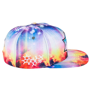 Grassroots Lsd Nebula Allover Snapback Hat Largex Large
