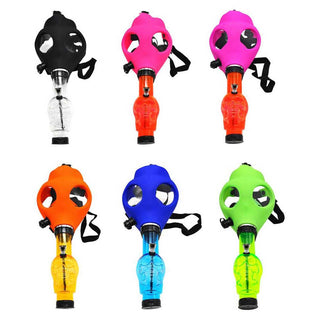 Silicone Gas Mask 8 Water Pipe