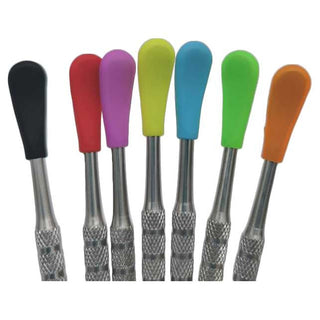 Stainless Steel Dabber Tool With Silicone Tip