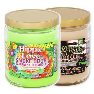 Smoke Odor Exterminator Candles - Green Room 2 Pack
