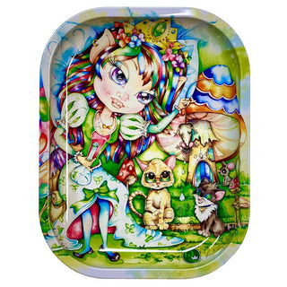 Linda Biggs Tokerbelle King Kitty Collectors Edition Tin Rolling Tray