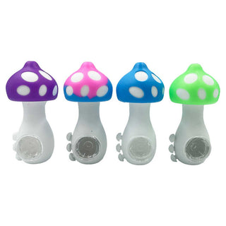 SirEEL Silicone 4.5" Mushroom Hand Pipe