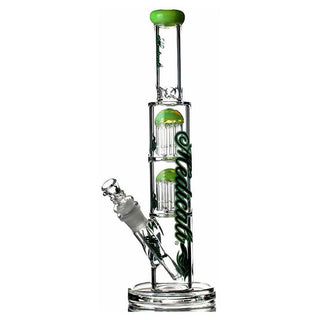 Medicali 13" Double Stack 8Tree Straight Water Pipe