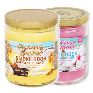 Smoke Odor Exterminator Candles - Tropical Breeze 2 Pack