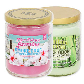 Smoke Odor Exterminator Candles - Tropical Breeze 2 Pack
