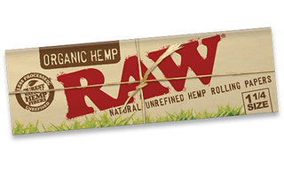 raw organic rolling papers pack