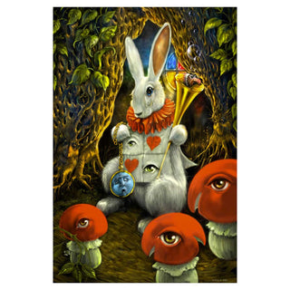 Richard Biffle White Rabbit Mini Tapestry 30" x 45"