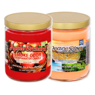 Smoke Odor Exterminator Candles - Limited Editions 2 Pack