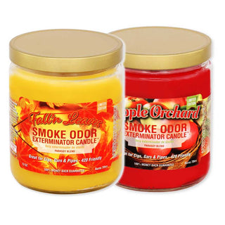 Smoke Odor Exterminator Candles - Limited Editions 2 Pack