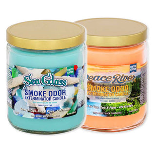 Smoke Odor Exterminator Candles - Limited Editions 2 Pack