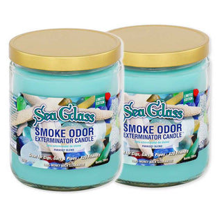 Smoke Odor Exterminator Candles - Limited Editions 2 Pack