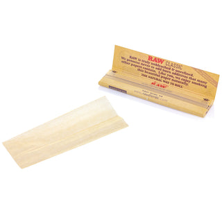 raw classic kingsize slim rolling papers paper