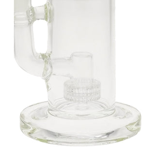 Thick Ass Glass 10" Bent Neck Water Pipe with Matrix Diffuser 65x5mm 14mm Downstem