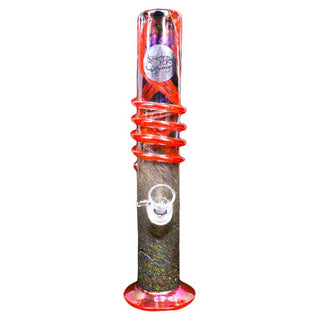 Twisted Sisters Glassworks 13 Tubie Straight Water Pipe With Wrap