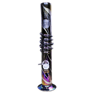 Twisted Sisters Glassworks 16 Tubie Straight Water Pipe With Wrap